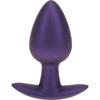 Ouch! Smooth Silicone Anal Plug Medium Metallic Purple