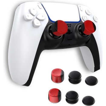 iPega P5006 PlayStation 5 controller cap set, black/red