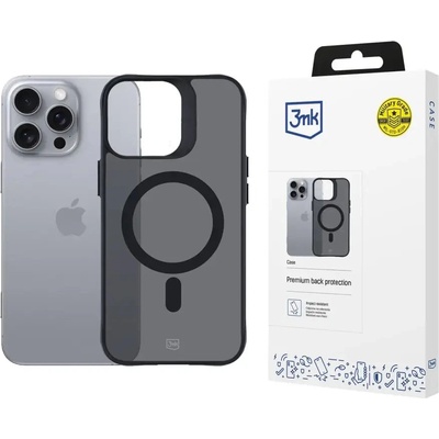 3mk Protection 3mk Smoke MagCase с MagSafe за iPhone 16 Pro Max - полупрозрачен (5903108586689)