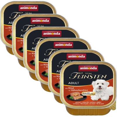 Animonda Vom Feinsten Adult - говеждо с пълнеж от пилешко филе 6 x 150г
