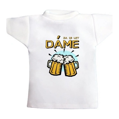 Tričko na láhev Dáme pivo