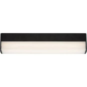 Rábalux Band2, indoor cabinet light, black aluminium lamp with white plastic shade, 7W, with shade: 470lm, without shade: 570lm, (78045)