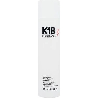 K18 Molecular Repair Professional Hair Mask bezoplachová maska pro poškozené vlasy 150 ml pro ženy
