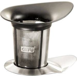 Gefu - germany Gefu Стоманен филтър за чай с подложка armonia (gefu-12900)