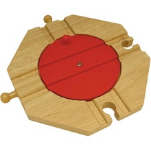 Bigjigs Rail Drevené koľaje Točňa so 4 výjazdmi