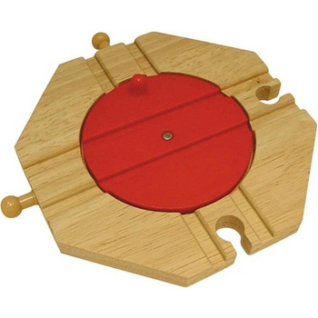 Bigjigs Rail Drevené koľaje Točňa so 4 výjazdmi