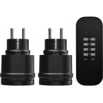 EMOS Дистанционно управлявани контакти ip44 черни 71908 (1905110001)