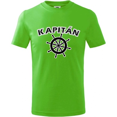 Kapitán kormidlo tričko dětské bavlněné Apple Green