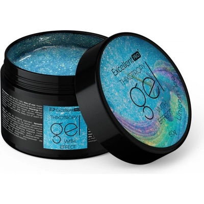Excellent Pro Tixotropní gel na nehty s efektem Unicorn Ice 15g
