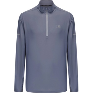 Karrimor Мъжко горнище с цип Karrimor Long Sleeve 1/4 Zip Top Mens - Stone Grey