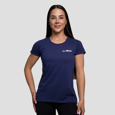 GymBeam Dámske tričko Basic Navy Blue