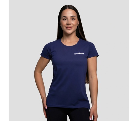 GymBeam Dámske tričko Basic Navy Blue