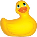 Sensual Забавен вибро стимулатор и масажор "I RUB MY DUCKIE" 12 x 13 см