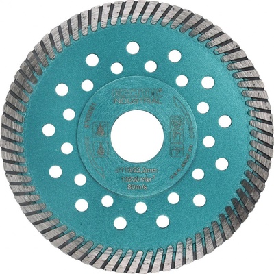 Extol Industrial 230x22,2 mm, koutouč diamantový řezný turbo Fast Cut, suché i mokré řezání, 8703055