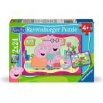 Ravensburger - Puzzle 2x24 Peppa Pig: Baby - 1 - 39 piese