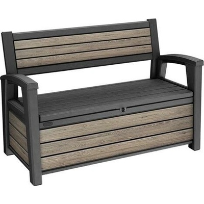 Keter Deco Garden Bench Ashwood 261850 – Zboží Dáma