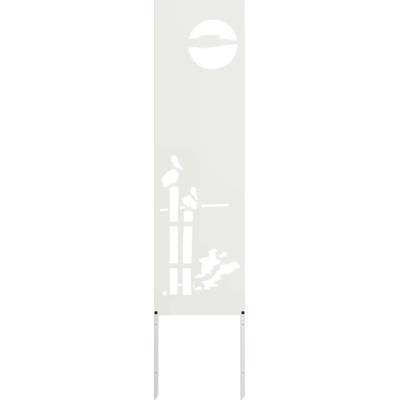 ZÁSTĚNA NA ZAHRADU PRO SOUKROMÍ BÍLÁ 32X1,7X140CM