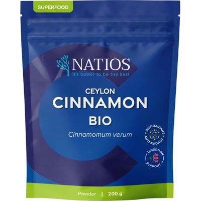 Natios Cejlonská skořice Mletý prášek 200 g – Zboží Mobilmania