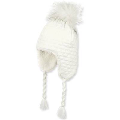 Sterntaler Детска зимна ушанка за момиче в екрю, Sterntaler