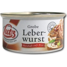 Lutz Masová specialita s extra vysokým podílem masa Grobe Leberwurst 125g