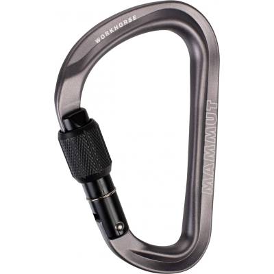 Mammut HMS карабинер Mammut Workhorse HMS Carabiner - Grey - размер Screwgate (323-0235-0111)
