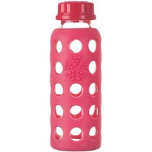 Lifefactory sklenená fľaša 250ml raspberry