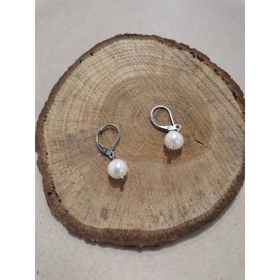 Melvys náušnice Říční perly kuličky 0001175