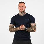 GymBeam Мъжка тениска TRN Navy XXXL