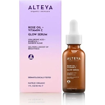 Alteya Organics Luminous Rose širokospektrálně rozjasňující sérum na pleť 30 ml