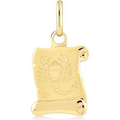 Lillian Vassago Zlatý přívěsek znamení Štír LLV37 GP015