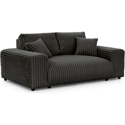 ROPEZ Тъмносив диван от рипсено кадифе 178 cm Justin - Ropez (Justin Sofa 2os. Vito 18 Standard)