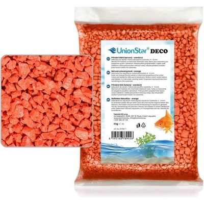 UnionStar písek Deco oranžový 2 kg