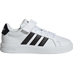 adidas Детски маратонки adidas Kid's Grand Court 3.0 Sneakers - Ftwr White / Core Black / Ftwr White - размер 31, 5 (EU) (702-5501-0417)