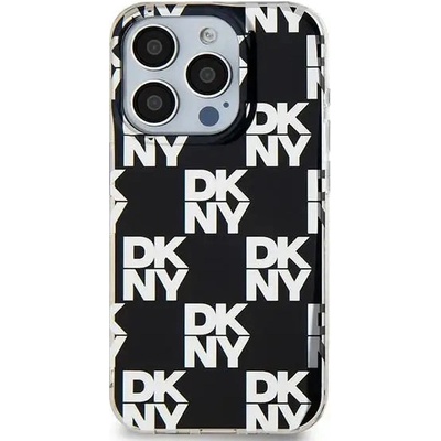DKNY Кейс DKNY IML Checkered Mono Pattern за iPhone 15 / 14 / 13, черен (3666339268237)