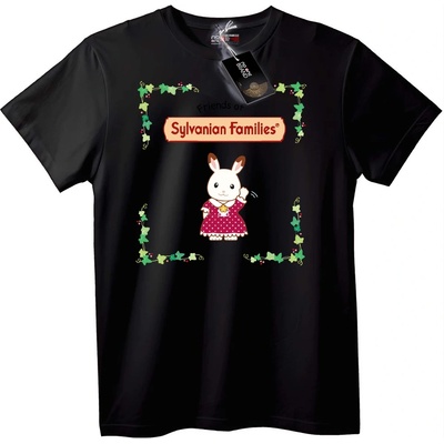 NOONEBRAND Тениска със заек от Sylvanian Families - 7XL, White