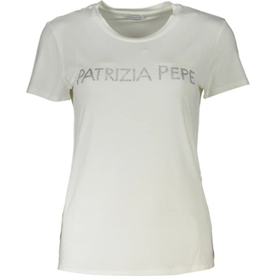 Patrizia pepe Дамска тениска с къс ръкав patrizia pepe, Цвят Бяло (cm1419j013_biw146)