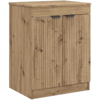 vidaXL Шкаф за баня Дъб артизан 54 x 41 x 70 см Инженерна дървесина (890157)