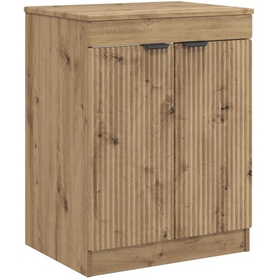 vidaXL Шкаф за баня Дъб артизан 54 x 41 x 70 см Инженерна дървесина (890157)