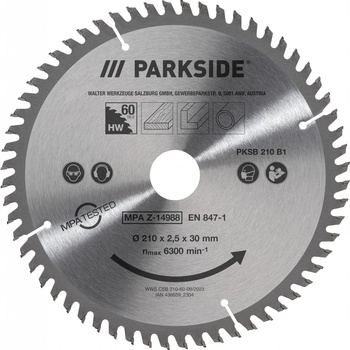 PARKSIDE Pilový kotouč PKSB 210 B1 (TRF pilový kotouč, 60 zubů)