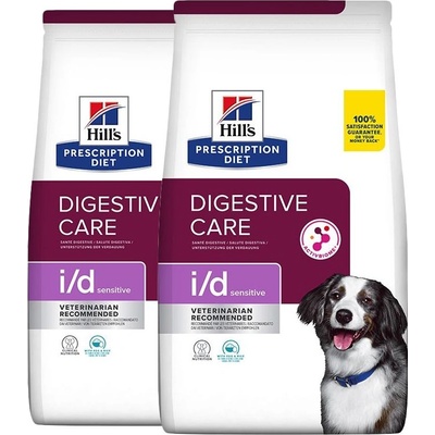 Hill's Hill s Prescription Diet i/d Sensitive Хранене за храносмилането гранули за кучета 2 x 12 кг