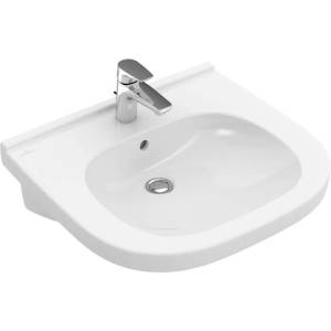 Villeroy & Boch ViCare - Умивалник Vita 61x55 см, с преливник, отвор за смесител, алпийско бяло 41196001 (41196001)