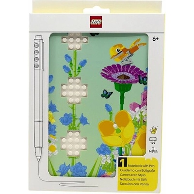 Lego Botanical recyklovaný zápisník a gélové pero