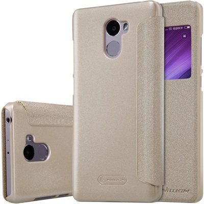 Nillkin Sparkle S-View Pouzdro Xiaomi Redmi 4 zlaté