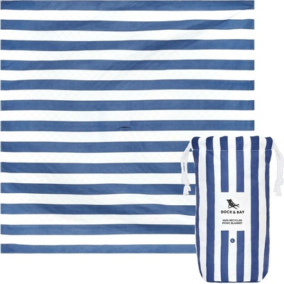Dock & Bay PICNIC-CAB-XL-NAVY Pikniková deka 170 x 240 cm námořnická modrá