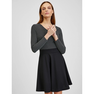 orsay Черна дамска рокля с десен ORSAY Orsay | Cheren | ЖЕНИ | S