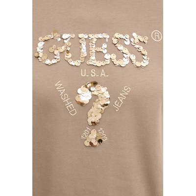 Guess Памучна тениска Guess AURLIE (V4YI06.I3Z14)
