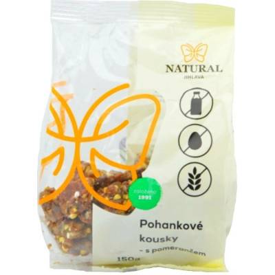 Natural Jihlava Pohankové kousky s pomerančem Natural 150 g