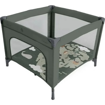 KikkaBoo Бебешка кошара за игра Enjoy North America Green 2026 - Kikkaboo