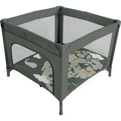 KikkaBoo Бебешка кошара за игра Enjoy North America Green 2026 - Kikkaboo