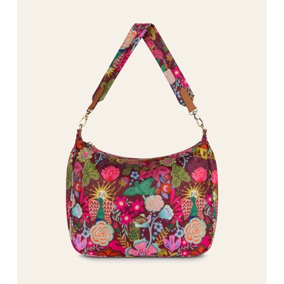 Oilily Schokland Treasures Honey Hobo Bag 30 cm Surf Cabernet